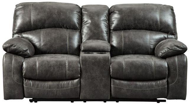 Signature Design by Ashley® Dunwell 2-Piece Steel Living Room Set with Power Reclining Sofa-2