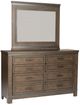 Liberty Furniture Thornwood Hills 3-Piece Rock Beaten Brown with Saw Cuts Queen Storage Panel Bedroom Set-1