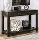 Furniture of America® McAllen Rustic Black Sofa Table -0