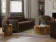 International Furniture Direct Balam Dark Brown/Stained Brown Accent Chair-4