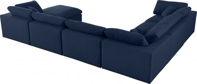 Meridian Furniture Serene 7-Piece Navy Modular Sectional-2