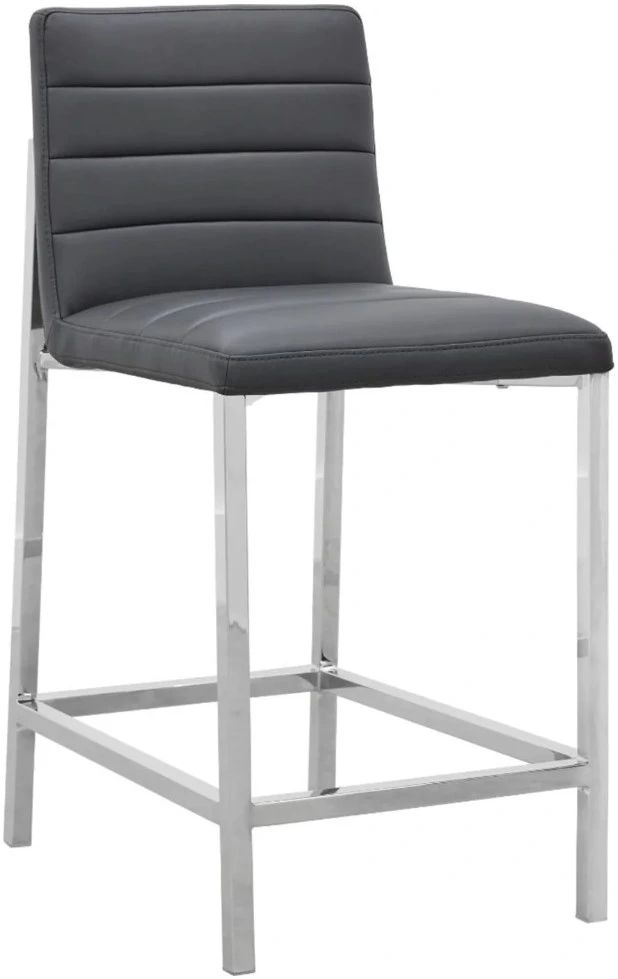 Modus Furniture Amalfi Chrome/Cobalt Counter Stool-0
