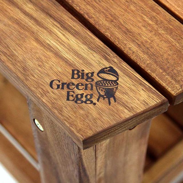 Big Green Egg® Solid Acacia Hardwood for Large Egg-3