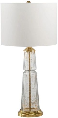 Signature Design by Ashley® Bakersboro Clear/Gold Table Lamp