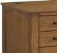 Elements International Portico Brown Oak Double Pedestal Desk-4
