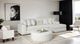 Furniture of America® Newberg Ivory Ottoman-1