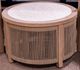 Signature Design by Ashley® Spooners Cove Beige Polyester Rope/Wooden Outdoor Cocktail Table-1