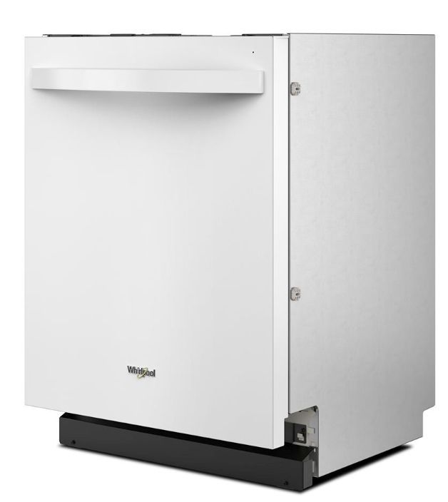Whirlpool® 24" White Top Control Built In Dishwasher-1