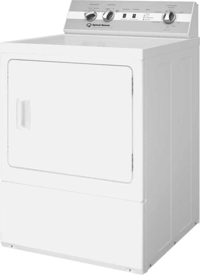 Speed Queen® DC5 7.0 Cu. Ft. White Electric Dryer-1