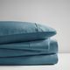 Olliix by Sleep Philosophy Teal California King 300 Thread Count Liquid Cotton Sheet Set-4