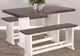Sunny Designs™ Carriage House Brown/White Counter Height Side Bench-2