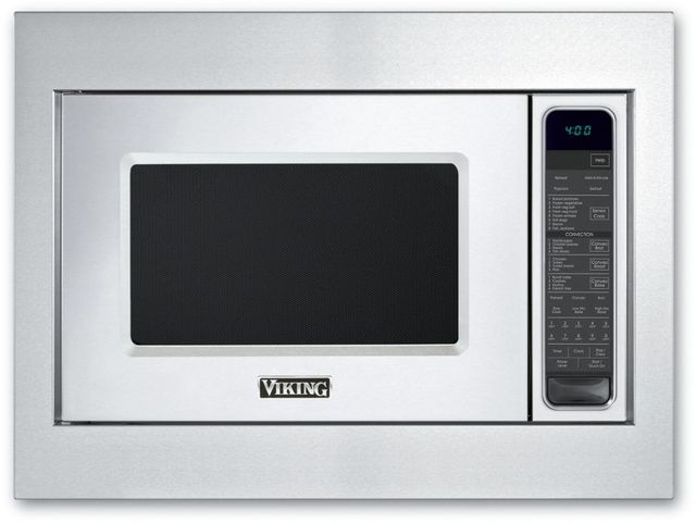 Viking® 5 Series 29.5" Stainless Steel Professional Built-in Microwave Trim Kit-0