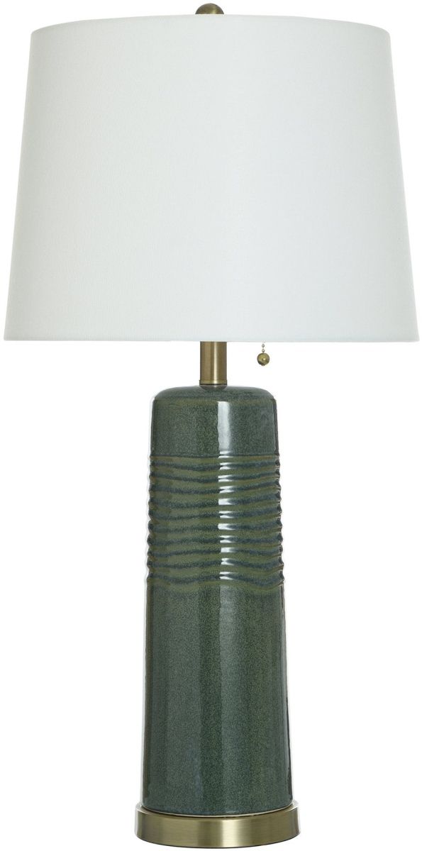 Stylecraft Ceramic Gray Table Lamp-0