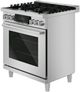 Bosch® 800 Series 30” Stainless Steel Freestanding Gas Range-3