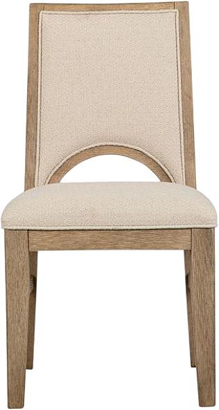 Magnussen Home® Tristan Swiss Coffee Dining Side Chair with Upholstered Seat and Back-1