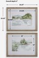 Uttermost® Serene 2-Piece Lake Framed Prints Set-2