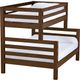 Crate Designs™ Furniture Brindle Twin/Full Tall Ladder End Bunk Bed-0