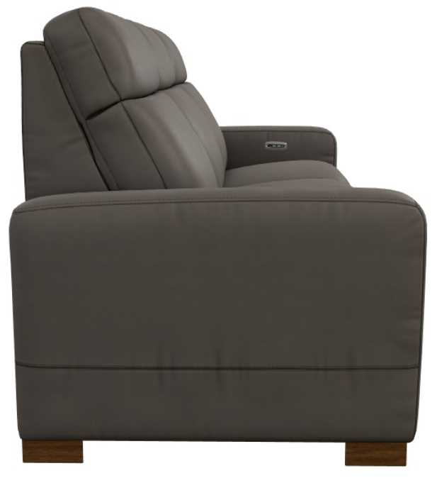 La-Z-Boy® Acadia Shitake Leather Power Reclining Sofa with