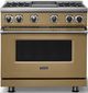 Viking® 7 Series 36" Golden Hour Pro Style Liquid Propane Gas Range with Griddle-2