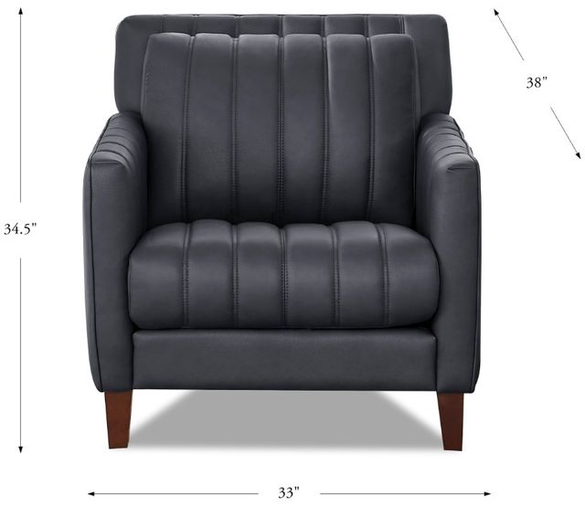 Hydeline® Ennis Gunmetal Gray Chair-1