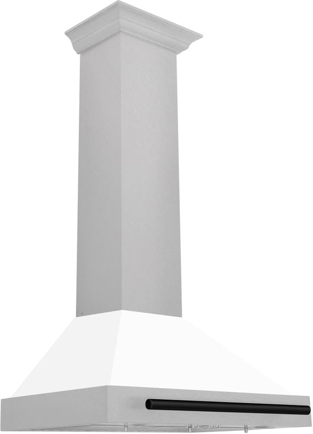 ZLINE 30" Autograph Edition White Matte Wall Mounted Range Hood -1