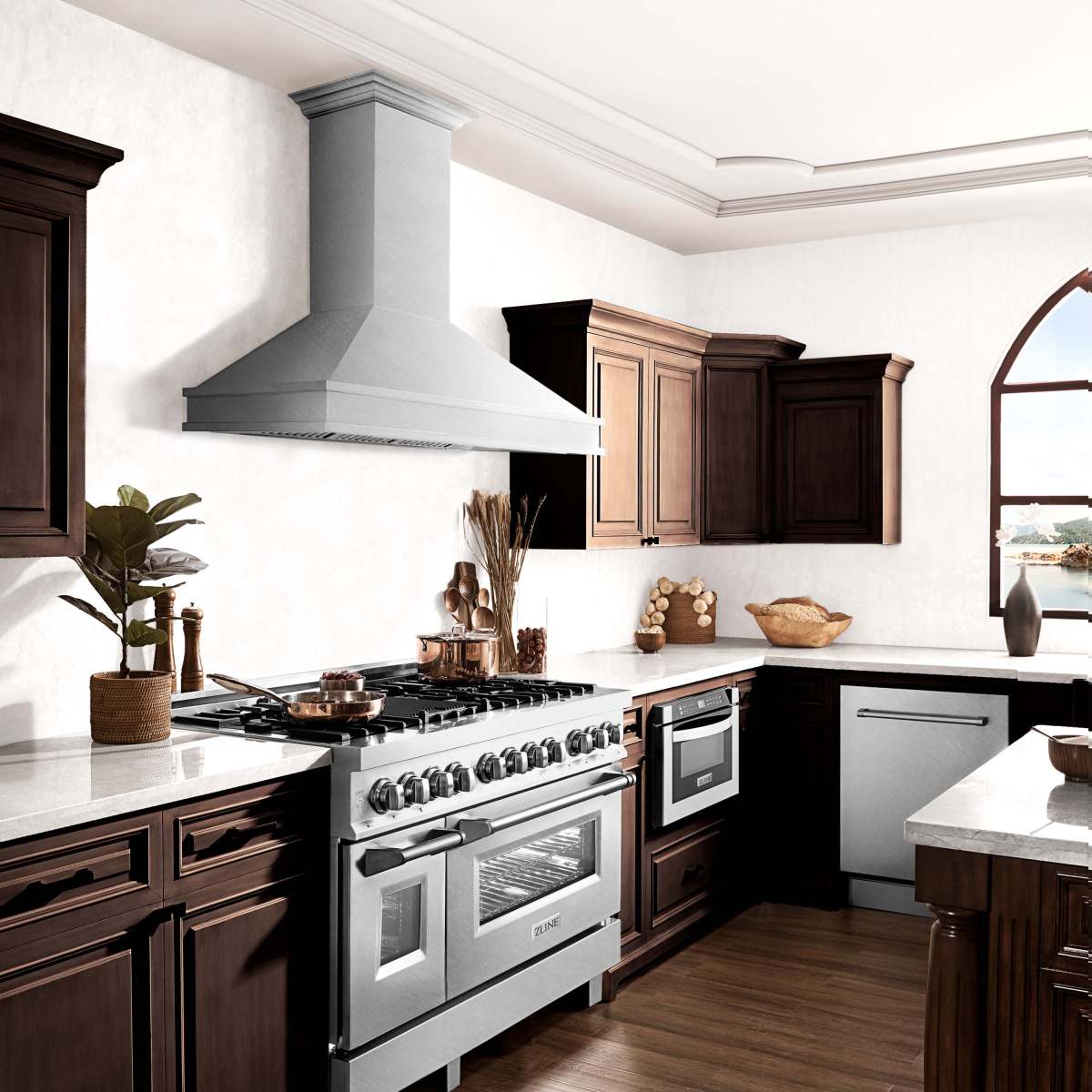 ZLINE Designer Series Outdoor Wall Mounted Range Hood - Thumbnail 3