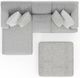 Jackson Furniture Logan 2-Piece Gray Left Side Facing Chaise Sectional Set-4