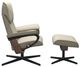 Stressless® by Ekornes® Customizable Admiral Medium Cross Base Recliner with Ottoman-2