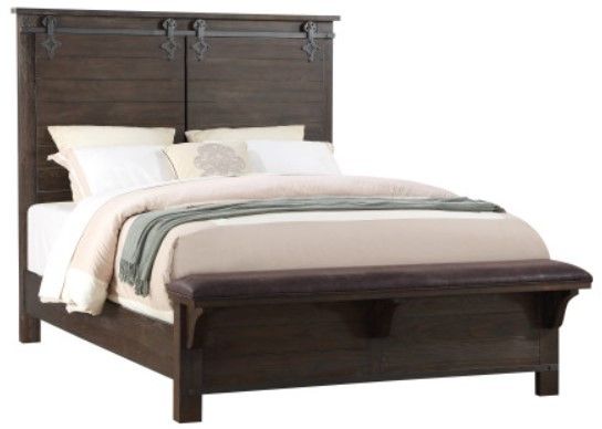 Emerald Home Newton Cocoa Brown King Bed -0