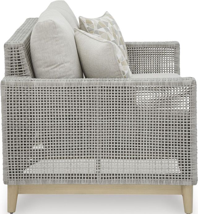 Signature Design by Ashley® Seton Creek Gray Outdoor Loveseat with Cushion-3