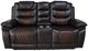 New Classic® Home Furnishings Nikko Brown Dual Manual Reclining Console Loveseat-2