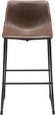 Zuo® Modern Smart 2-Piece Vintage Espresso Bar Stool Set-1