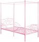 dhp furniture® Pink Twin Canopy Bed-1