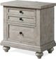 Riverside Furniture Hailey Pebble 2-Drawer Nightstand-1