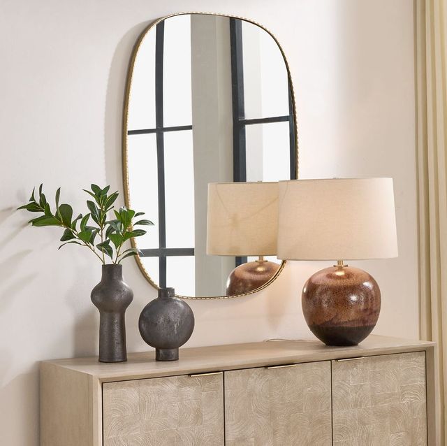 Uttermost® Nidia Antique Gold Mirror-1