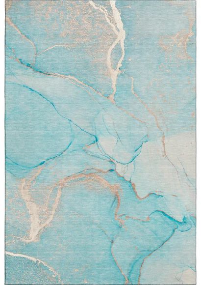 Dalyn™ Rug Company Odyssey OY7 Teal 5'x8' Area Rug-0