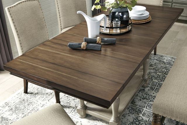 Signature Design by Ashley® Lettner Gray/Brown Counter Height Extension Table-2