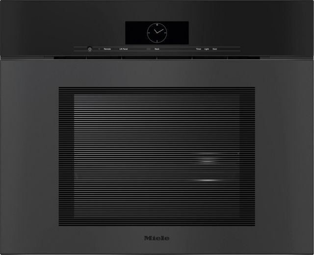 Miele 30" Obsidian Black Matte Steam Oven