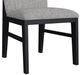 Elements International Marlene Black/Gray Dining Side Chair-3