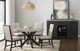 Elements International Axel Espresso/Light Gray Dining Chair-1