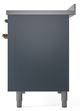 Ilve® Nostalgie II Series 48" Blue Grey Pro Style Induction Range-3