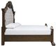 Signature Design by Ashley® Maylee Dark Brown California King Upholstered Panel Bed-2