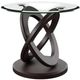Furniture of America® Atwood II Glass Top End Table with Dark Walnut Base-0
