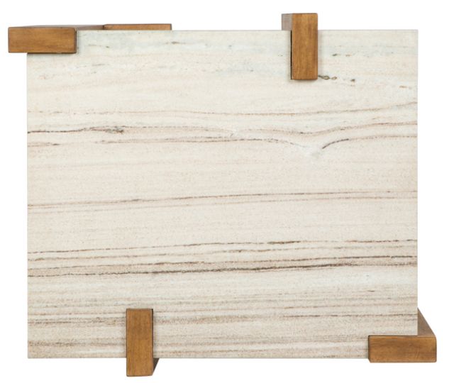Carrington End Table - Honey Wheat
