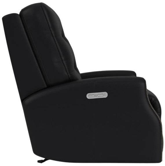 Flexsteel® Customizable Devon Power Rocking Recliner with Power Headrest-2