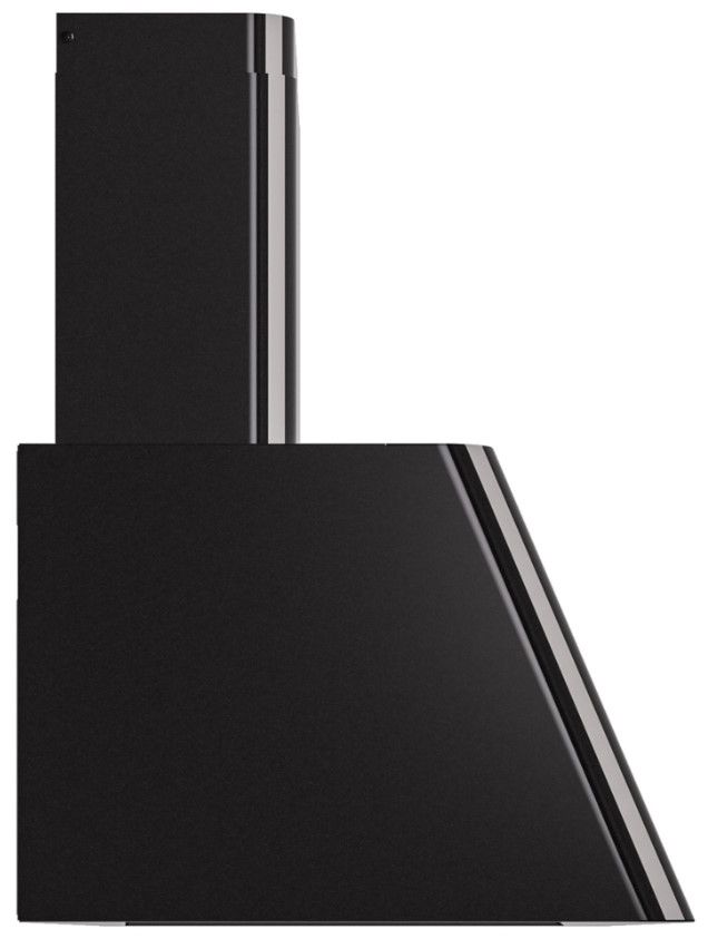Ilve® Nostalgie II Series 60" Glossy Black Wall Mounted Range Hood-2