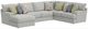 Jackson Furniture Stockbridge 3-Piece Slate Left-Arm Facing Sectional and Chaise-0