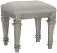 Mazin Furniture Colchester Driftwood Gray Vanity Stool-0