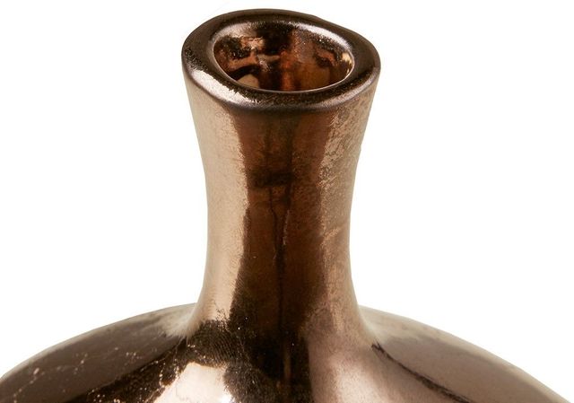 Olliix by Madison Park Signature Bronze Set of 3 Ansen Metallic Vases-2