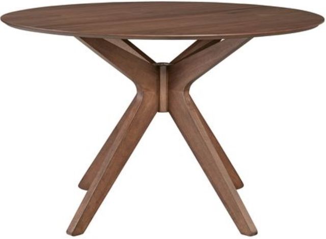 Liberty Furniture Space Savers Satin Walnut Round Pedestal Table-2